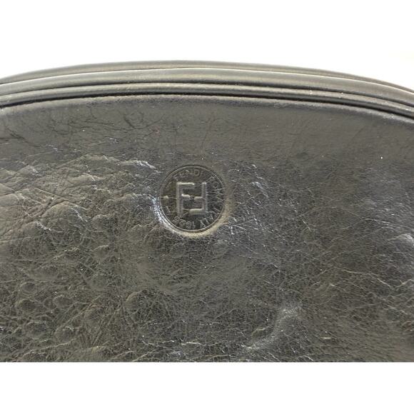 Vintage Fendi Evening Bag Kiss-Lock Golden Chain Authentic - Picture 3 of 14